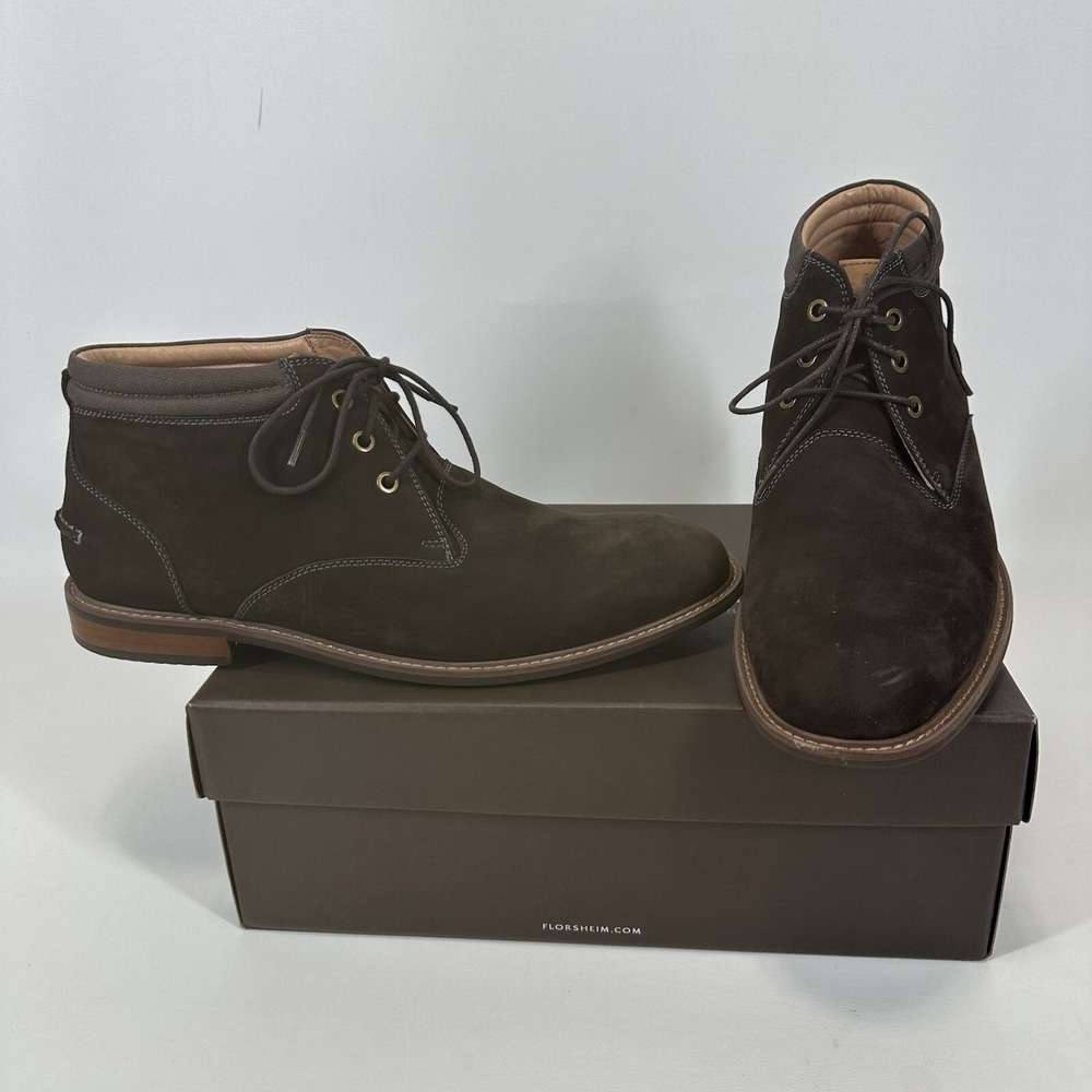 Florsheim Frisco chukka boot brown Nubuck men's size 10 D 15121